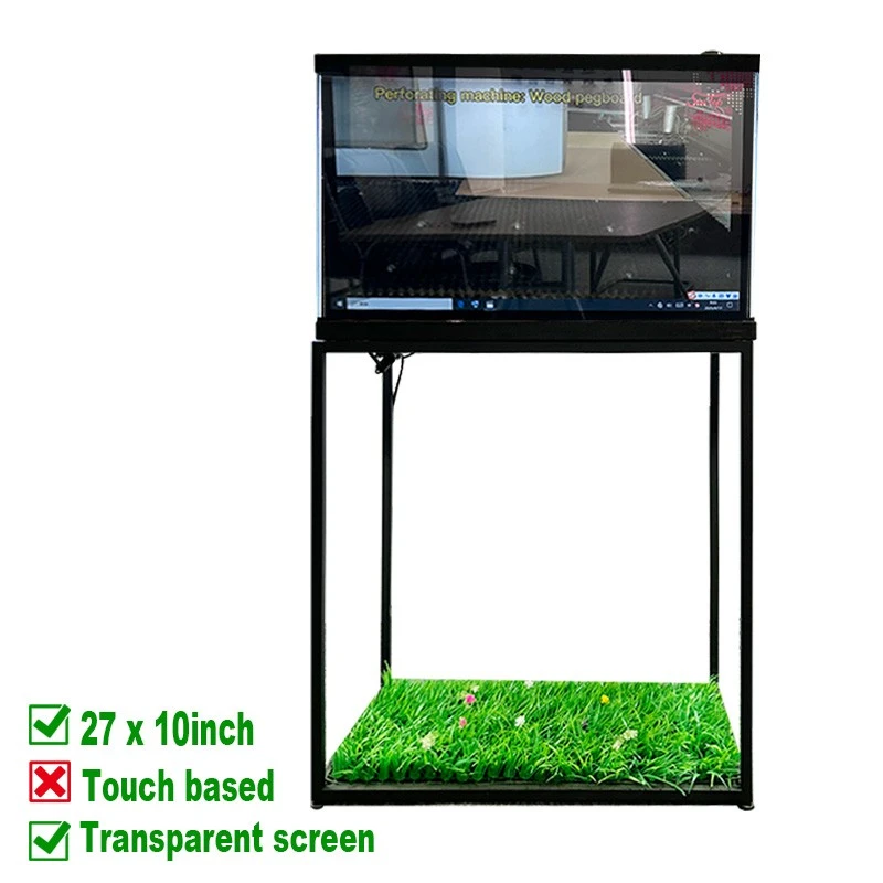Ekran manyen transparan 27 X 10 pous