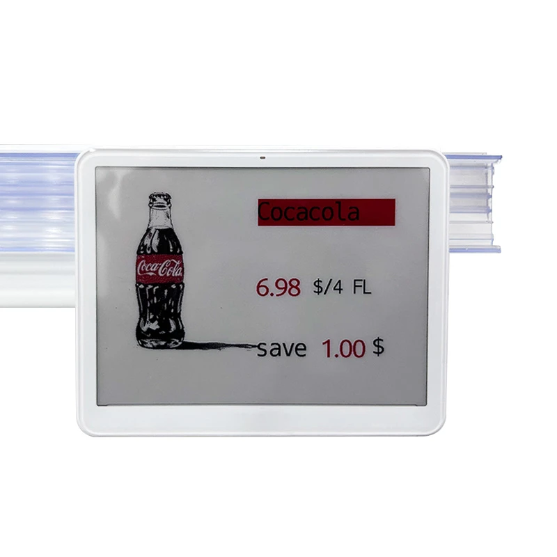 5.8 Pous Elektwonik Price Tag Extrusion Chèn