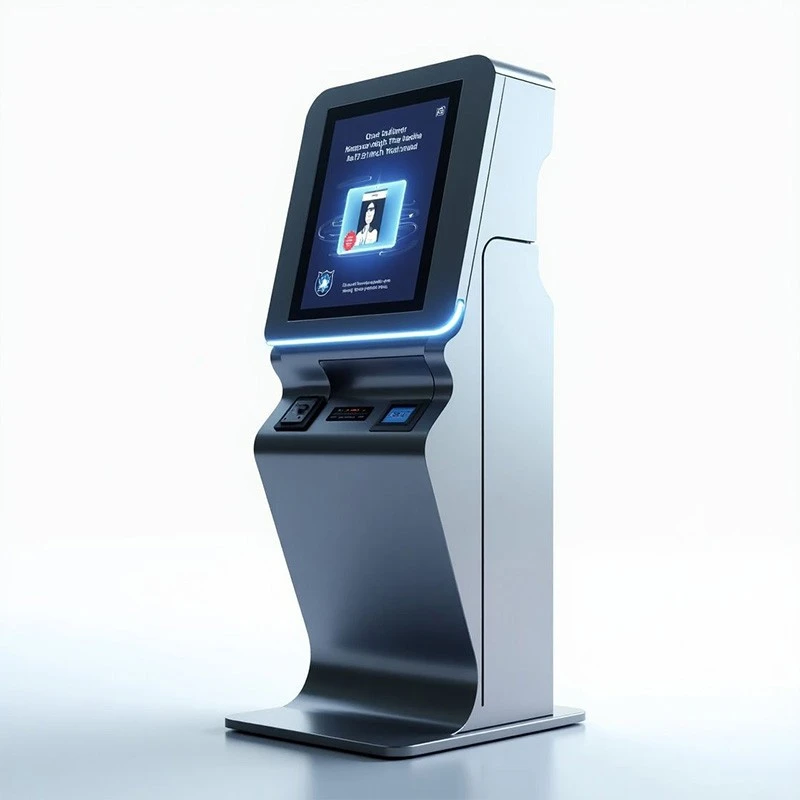 Oto-sèvis Ticketing Interactive Kiosk Display